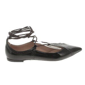 Tory Burch • Varenne Black Patent Leather Pointed Toe